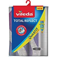 Vileda Total Reflect - Funda de Planchar Metálica- Refleja el Vapor sobre la Ropa- para un Planchado Extra Rápido…